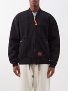 Acne Studios - Orgei Face-patch Cotton-twill Bomber Jacket - Mens - Black