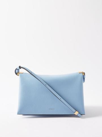 Wandler - Uma Baguette Small Leather Shoulder Bag - Womens - Light Blue