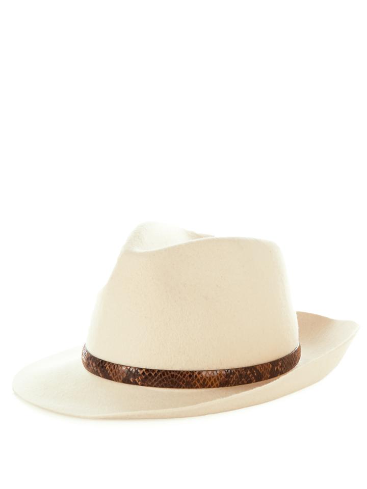 Max Mara Fedora Wool Hat