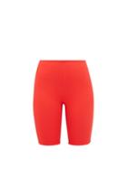 Matchesfashion.com Paco Rabanne - Bodyline Logo Jacquard Cycling Shorts - Womens - Red