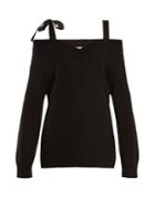 Redvalentino Open-shoulder Wool Top