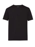 Matchesfashion.com Joseph - Short Sleeved Crew Neck Cotton T Shirt - Mens - Black