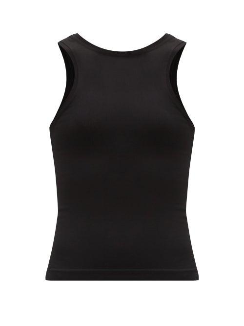 Matchesfashion.com Prism - Intuitive Racerback Stretch-jersey Tank Top - Womens - Black