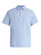 Barena Venezia Point-collar Short-sleeved Stretch-cotton Shirt