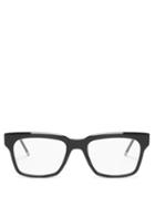 Matchesfashion.com Thom Browne - Square Frame Acetate Glasses - Mens - Black