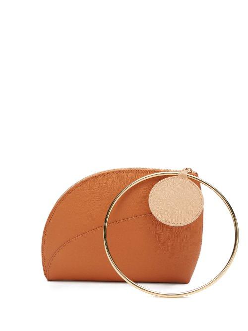 Matchesfashion.com Roksanda - Eartha Dot Leather Clutch - Womens - Tan