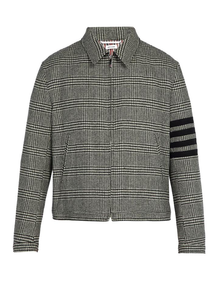 Thom Browne Houndstooth Wool Jacket