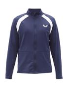 Matchesfashion.com Castore - Logo-print Technical-jersey Zipped Jacket - Mens - Navy