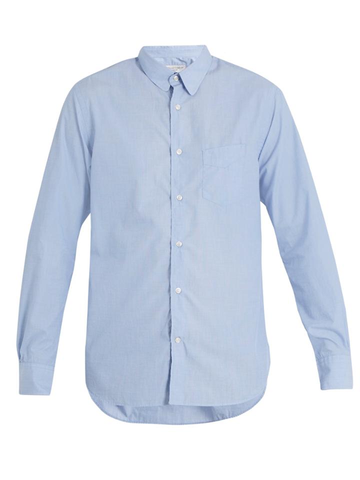 Officine Générale Benoit End-on-end Cotton Shirt