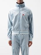 Icecream - Logo-embroidered Velour Track Jacket - Mens - Light Blue