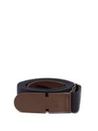 Matchesfashion.com Tod's - Canvas And Leather Belt - Mens - Navy
