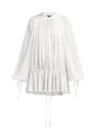 Matchesfashion.com Ann Demeulemeester - Ewing Flounce Sleeve Shirt - Womens - Ivory