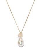 Matchesfashion.com Completedworks - No Easy Answers Pearl & 14kt Gold-vermeil Necklace - Womens - Pearl