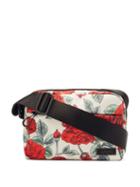 Matchesfashion.com Ganni - Rose-print Recycled-shell Cross-body Bag - Womens - Red Multi