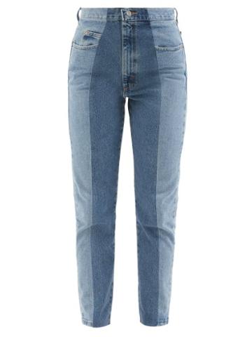 E.l.v. Denim - The Twin Straight-leg Jeans - Womens - Blue