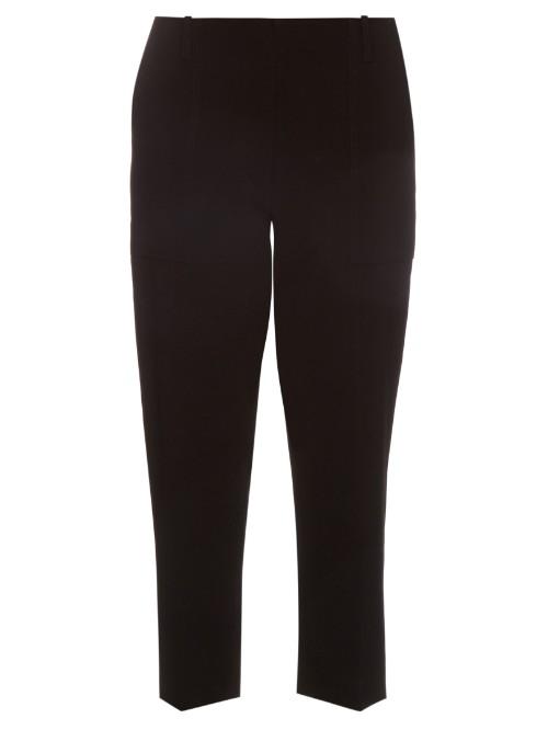 Dion Lee Mid-rise Cropped Cady Trousers