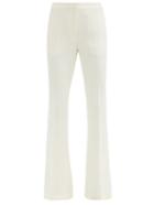 Matchesfashion.com Alexander Mcqueen - Tailored Wool-blend Flared Trousers - Womens - Ivory