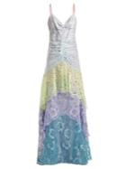 Peter Pilotto Tiered Floral-lace Slip Dress