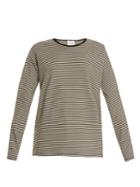 Eve Denim Alexa Striped-jersey T-shirt