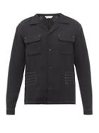 Sasquatchfabrix - Topstitched Shirt Jacket - Mens - Black