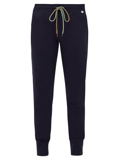 Matchesfashion.com Paul Smith - Cotton Jersey Pyjama Trousers - Mens - Navy