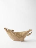 Lemaire - Croissant Small Leather Belt Bag - Womens - Beige
