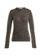 Matchesfashion.com The Row - Droi Cashmere Blend Sweater - Womens - Light Grey