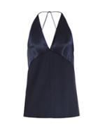 Dion Lee Silk-satin Bias-fold Cami Top