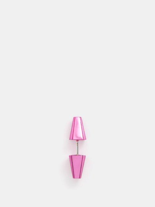 Era - 18kt Gold Single Earring - Womens - Pink