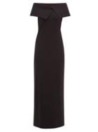 Matchesfashion.com The Row - Joni Off-the-shoulder Jersey Maxi Dress - Womens - Black