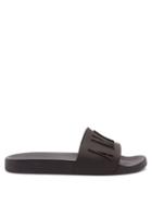 Amiri - Logo-embossed Rubber Slides - Mens - Black