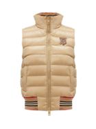 Matchesfashion.com Burberry - Tb Logo Quilted Technical Shell Gilet - Womens - Beige