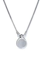 Matchesfashion.com Tom Wood - Finn Curb-chain Sterling-silver Necklace - Mens - Silver