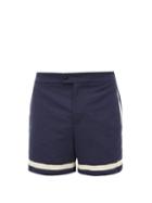 Matchesfashion.com Odyssee - Maymes Contrast Trim Swim Shorts - Mens - Navy