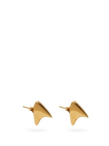 Matchesfashion.com Dominic Jones - Thorn Large 18kt Gold-vermeil Stud Earrings - Womens - Yellow Gold