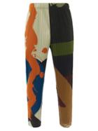 Matchesfashion.com Homme Pliss Issey Miyake - Brush-print Technical-pleated Trousers - Mens - Multi