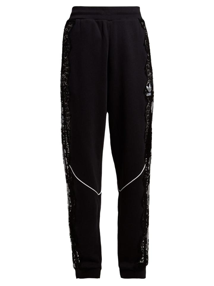 Stella Mccartney Lace Insert Stripe-trimmed Trackpants