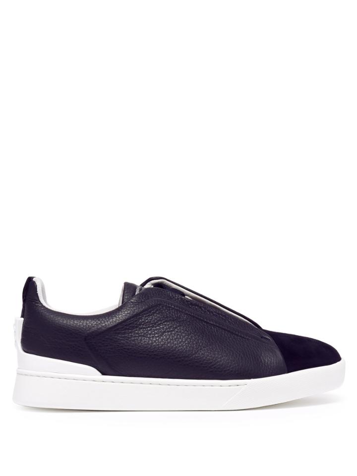 Ermenegildo Zegna Leather Low-top Trainers