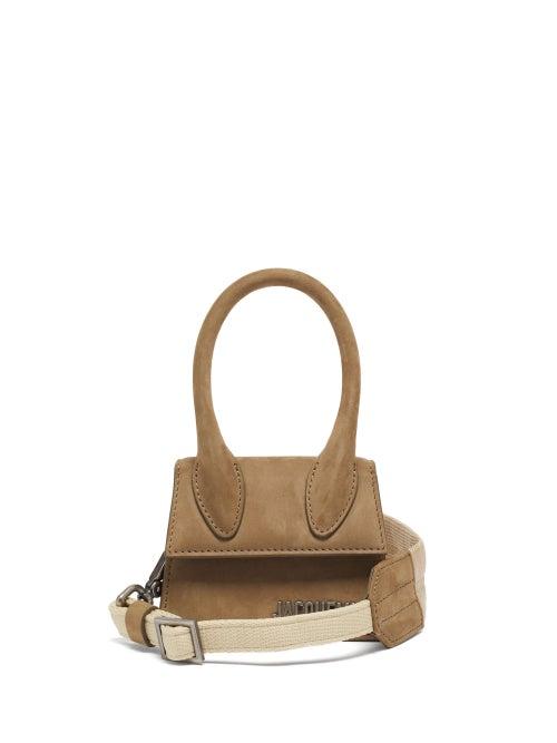 Matchesfashion.com Jacquemus - Chiquito Canvas-strap Leather Cross-body Bag - Womens - Khaki