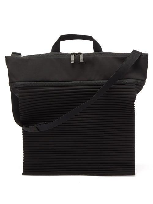 Homme Pliss Issey Miyake - Technical-pleated Tote Bag - Mens - Black