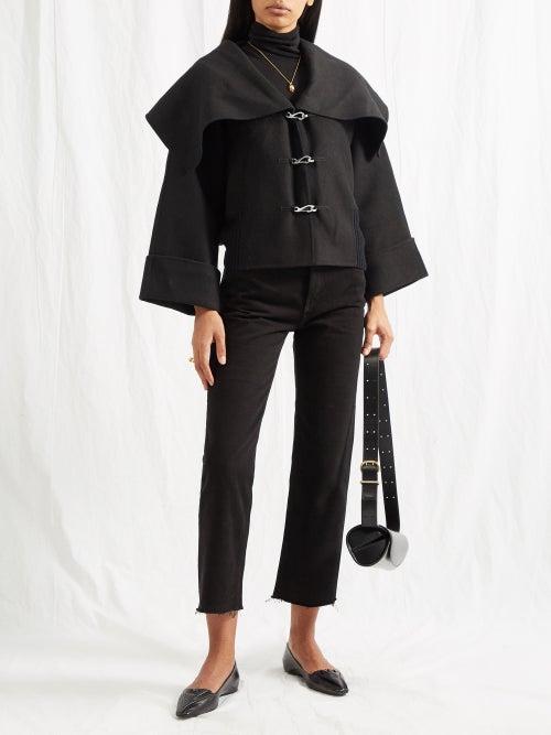 Toteme - Cropped Duffel Jacket - Womens - Black