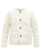 Matchesfashion.com Jil Sander - Drawstring-waist Down Jacket - Womens - Ivory