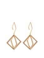 Azlee Axis Diamond & Yellow-gold Earrings