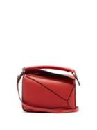 Matchesfashion.com Loewe - Puzzle Mini Leather Cross-body Bag - Womens - Red