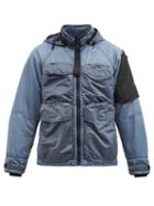 Matchesfashion.com Nemen - Yoda Padded-shell Hooded Jacket - Mens - Blue