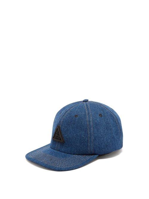 Matchesfashion.com Off-white - Logo Embossed Denim Cap - Mens - Blue