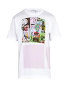Matchesfashion.com Comme Des Garons Shirt - Jean Michel Basquiat Print Cotton T Shirt - Mens - White Multi