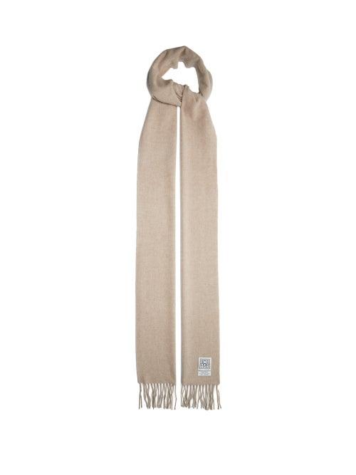 Matchesfashion.com Totme - Bova Virgin-wool Scarf - Womens - Light Beige