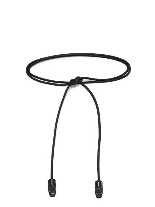 Matchesfashion.com Acne Studios - Leather Rope Waist Belt - Womens - Black