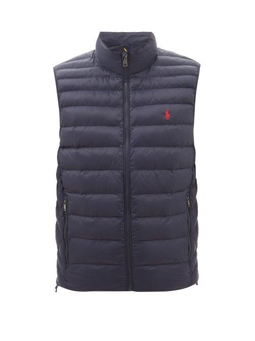 Polo Ralph Lauren - Terra Packable Quilted Gilet - Mens - Navy
